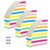aidingzhi Foldable magazine folders for filing 9×12 inches organizer for papers 3 Pack file storage boxes documents mail & office papers Colorful Beach Ball Stripes