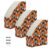 aidingzhi Foldable magazine portable file folder 9×12 inches, organizer for office 3 Pack book storage box for Home School Office, Tigers Graphic