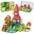AIDYVOI 48PCS Mini Magnetic Tiles Building Set with Storage Box, Magnetic Blocks Castle Playset for Kids, Travel Set STEM Learning Building Toys for Boys Girls Ages 3+, Birthday