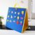 Aifsem Blue Green Felt Board, 17 x 17 in Double Sided Flannel Display