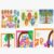 Aifsem Chicka Chicka Boom Boom Felt Puzzle Set Alphabet Coconut Tree