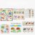 Aifsem Today is Monday Felt Puzzle Set Days Food Animal Felt Pieces