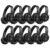 AILIHEN Classroom Headphones Bulk 10 Pack with Microphone – C8 On-Ear Wired Kids Headphones for School with 3.5mm Jack for Library Home Online Learning (Black)