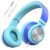 AILIHEN Classroom Headphones with Microphone – C8 On-Ear Wired Kids Headphones for School with 3.5mm Jack for Library Home Online Learning (Sky Blue)