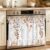 aimarisz Watercolor Leaf Oven Skirt Curtain, Fall Berry Plant Tie Top Tier Curtains Stove Dishwasher Skirt Small Window Drapes for Kitchen Bathroom Cafe 32″x24″