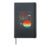 Aim Sharp Act Now Retro Business Motivational Hardcover Journal, Black