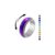 AINILOVE Mood Fidget Ring for Women Men Teens – 8mm Stainless Steel Temperature Sensative Color Change Spin Rings for Anxiety Relief Mood Jewelry (8MM Mood Spinning Ring Silver, 6)