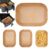 AiQInu Pack of 150 Baking Parchment Paper for Ninja AF500EU Hot Air Fryer, BPA-Free, Waterproof & Oil-proof, Airfryer Baking Paper, Parchment Paper Liner for 10.4 L Airfryer, Oven & Microwave