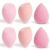 AiQInu Set of 6 Make Up Sponge, Makeup Sponge Set, Beauty Sponge for Liquid Foundation Powder, Foundation Puff Cosmetic Tool
