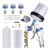 Air-Powered Spray Paint Kit for Automotive Use，Top and Bottom Tanks，High-Atomization Spray Tool for Bodywork and Topcoats