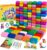Air Dry Clay 100 Colors Foam Clay Non-Sticky Soft Air Dry Foam Clay, Moldable Super Light Clay with Sculpting Tools, Guide, Perfect for Arts, Crafts