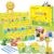 Air Dry Clay for Kids Air Clay Art Kits 12 Box Animals Theme Air Dry Modeling Clay Kit w/Sculpting Tools& Step-by-Step Tutorials,Ultra Soft Non-Sticky,Craft Party Favors Clay Toy Gift for Boys Girls