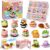 Air Dry Clay for Kids Modeling Clay Kit, 12 Box Model Magic Arts and Crafts for Kids with Tools & Tutorial, Non-Sticky, 4-12+ Years Girls Christmas Birthday Gift, Dessert Party Favors Classroom Prize