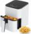 Air Fryer, 3.17-Quart Compact Air Fryer, Smart PP Touch Panel – Air Fry, Bake, Roast, Reheat, and More, 400°F Max Temperature with 5 Fine Adjustment, 800W Low Power, White