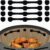 Air Fryer Magnets for Parchment Paper, Upgraded Powerful Magnetic Silicone Buckle for Holding Down Parchment Paper Liners, Lock Disposable Liners Safely and Prevent Paper to Burn