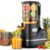 AIRMSEN Juicer Machines, Cold Press Juicer for Whole Fruit and Vegetable
