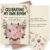 AIROW Self-Love Birthday Greeting Card for Myself, Empowering Floral Art for Personal Growth, Standard A5 Size, Double-Sided Print, Original Design, Includes Kraft Envelope and Matching Sticker Sheet