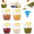 Airtight Grain Storage Bags with Handle, Reusable Food Container，5pcs*1.5L