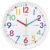 AIRUIFU Wall Clock for Kids Learning to Teaching Time Wall Clocks Battery Operated Silent Non Ticking – Analog Colorful Clock Decorative for Kids Room,Classroom,School,Nursery School,playroom(8 Inch)