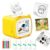 AI Sticker Printer for Kids: 6 Art Modes Inkless Thermal Printing(yellow)