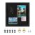 Aitakatta Cork Board Bulletin Board, Cork Boards for Walls with Felt, Small Corkboard with Black Frame, Decorative Hanging Pin Board for Home School Office, Vision Board, 11.8×11.8 inches, Black 1pc