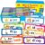 Aizweb Phonics Flash Cards,42 Word Family Build Books,Fun Kids Flip Books