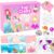 AJAZPER Foil Crafts for Kids, Arts Kit for Kids, Art & Craft Supplies Kits, DIY Creative Activity Travel Toy Gift, Ideal Birthday Christmas Party Favor Gifts for Girls Boys Ages 4+ (Pink)