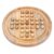 Ajuny Wooden Solitaire Board Game 10.8 Inch Handmade Peg Puzzle for Adults