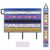 AKAYOK Bulletin Board Borders Storage Pocket Chart – Clear 5 Pocket Chart for Classroom Homeschool Office, Teacher Supplies for Word Wall/Letter Cards/Sentence Strips