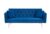 AKHLSASK 71″ Convertible Loveseat Sofa Bed, Velvet Futon Couch for Small Spaces, Adjustable Backrest, 2-Seater Sleeper Sofa for Living Room, Apartment, Office, Blue