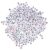 AKLOSIPY 1000pcs Acrylic Letter Beads Set – Round Alphabet A + Five Star & Peach Heart Beads for DIY Bracelet Necklace Jewelry Making Craft Supplies