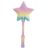 AKLOSIPY 3D Printed Credit Card Wand with Star Decoration for Fun Payment