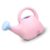 AKLOSIPY Elephant Shape Watering Can .5L, Cute Plastic Watering Kettle Gardening Toy for Kids, Blue (Pink)