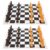 AKLOSIPY Set Chess Game Chess Pieces Set, Portable Chessboard with 64 Squares & 64 Plastic Pieces, Travel Toy for Kids Adults, Indoor Outdoor Camping Party Games