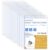 AKONEGE 12PCS Hard Sheet Protectors 8.5 x 11 Waterproof Resealable Zip Paper Page Protectors Clear Rigid Plastic Sleeves for Photos Certificate, Heavy Duty Document Holder Wall Sign Holder, Vertical