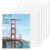 AKONEGE 6PCS 8″ x 10″ Rigid Print Protectors Clear Hard Plastic Page Sheet Protectors Photo Holder Poster Plastic Sleeves for Arts, Prints, Autograph Pictures, Photographs, Birth Certificate Protector