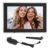 Akozon Digital Photo Frame Smart Calendar Planner 10.1 Inch LCD Touch (US