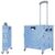 Akozon Folding Shopping Cart Silent Brake Wheel Shopping Cart for Books