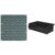 Akro-Mils 18″x19″ Steel Wall Mount Louvered Panel with 6-Pack of 11 x16 x5 AkroBins Stackable Plastic Storage Bins (Black), Organization Bundle for Garage, Workshop, Classroom