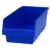 Akro-Mils 30088 ShelfMax Plastic Storage Bins, Heavy Duty Storage Bins for Garage, Closet, Home and Office Organization, 18″ x 18″ x 6″, Blue, 8-Pack