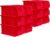 Akro-Mils 30230 AkroBins Plastic Storage Bins, 11″x5″x5″, Red, 12-Pack