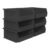Akro-Mils 30235 AkroBins Plastic Storage Bins, 11″x11″x5″, Black, 6-Pack