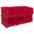 Akro-Mils 30260 AkroBins Plastic Storage Bins, 18″x11″x10″, Red, 6-Pack