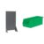 Akro-Mils 30661: Steel Louvered Panel Storage Rack for AkroBin, 36x13x66, Grey & 30234 AkroBins, 15x5x5, Green, 12-Pack