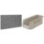 Akro-Mils 36″x19″ Steel Wall Mount Louvered Panel with 12-Pack of 11″x4″x4″ AkroBins Stackable Plastic Storage Bins (Stone), Organization Bundle for Garage, Workshop, Classroom