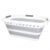 AKTIVE Folding Basket, 40 Litres, Rectangular Format, 61 x 43 x 28 cm, Compact Folded, BPA-Free, Portable Storage Box, Collapsible Laundry Basket, for Home, Camping and Picnic (63113)
