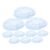 Alasum 10pcs Seashell Jewelry Box Plastic Trinket Organizers