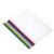 Alasum 20pcs Plastic File Folders with Sliding Bar, High Capacity A4 Paper Organizer and Contract File Holder for School and Office Use Random Color