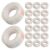 Alasum 24 Rolls Tape Refill for Dispenser High Adhesion BOPP Tape Easy to Tear by Hand for Sealing Envelopes and Home Use