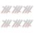 Alasum 30pcs Paper Card Glass Thermometer with Accurate Measurement, Dual Scale °c/°f, Compact Size for DIY Projects and Outdoor Use, for Students and Science Experiments
